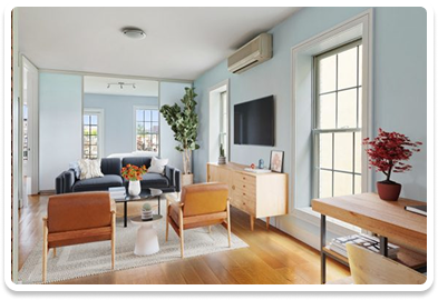 Staged patio in Marbella, Spain